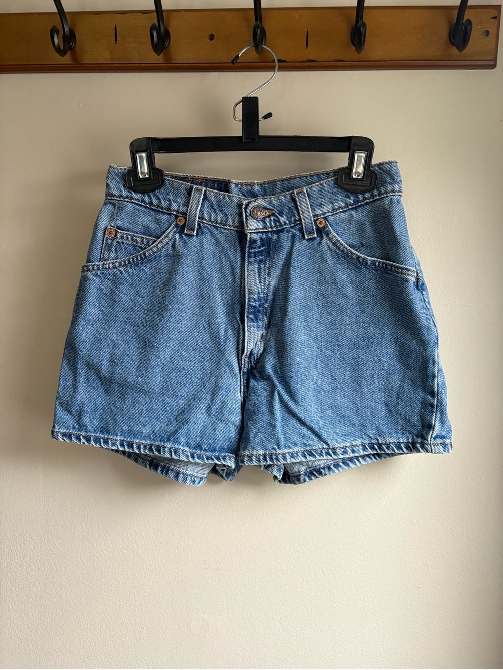 Levi's Classic Light Blue High-Waist Denim Shorts